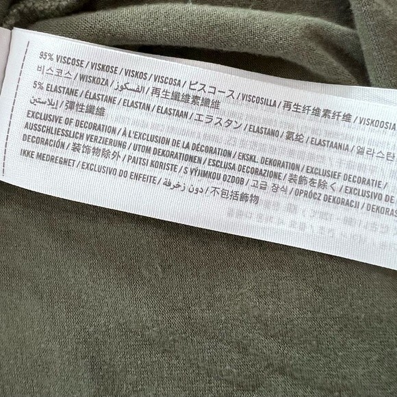 Hollister olive green on or off shoulder top size medium - Picture 6 of 6